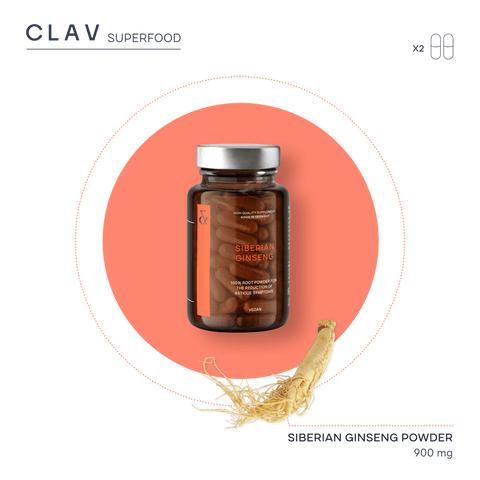 Siberian Ginseng Eleuthero Supplement Capsules