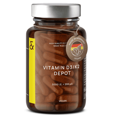 Vitamin D3 K2 | with 5000 I.U. D3 + 200mcg K2